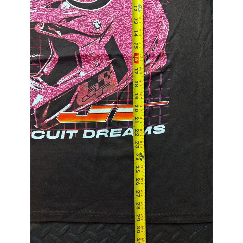 Honda Racing JT Racing USA Circuit Dreams Graphic T-Shirt Brown Mens L - Picture 7 of 8